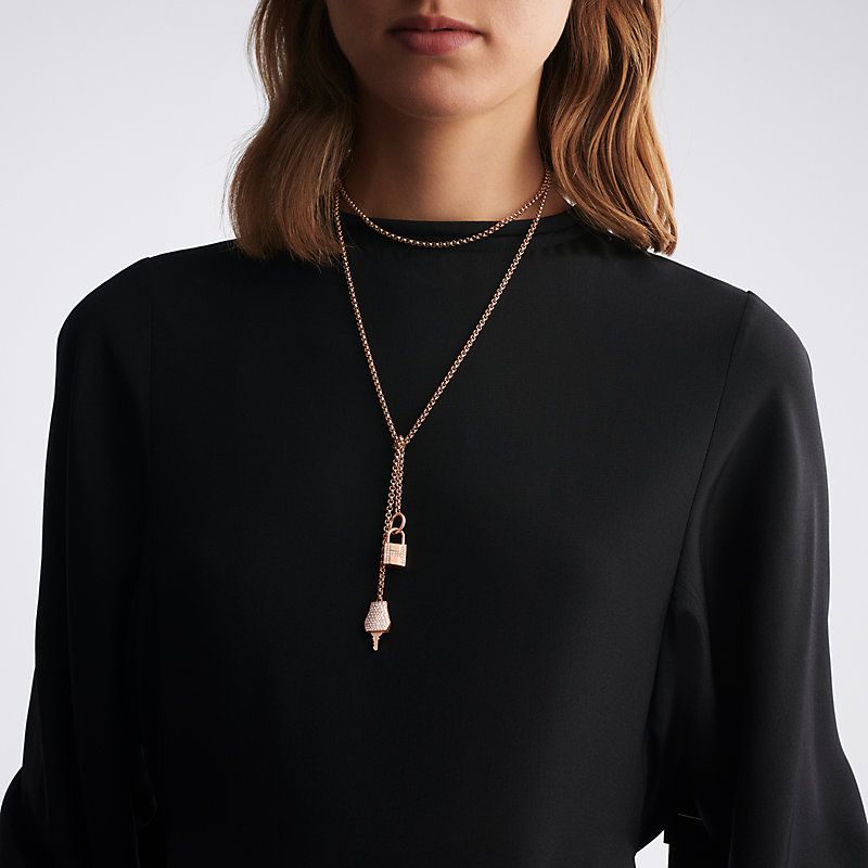 Kelly Clochette long necklace, medium model | Hermès Canada